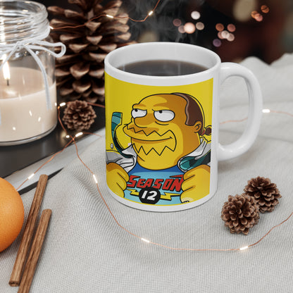 Vibrant Ceramic Coffee Cups - Comic Book Guy Moods Collection, 11oz & 15oz