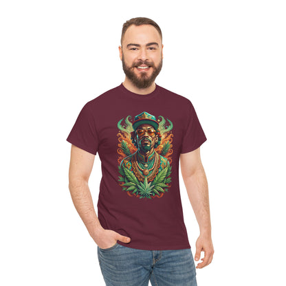 Reggae Lion Tee — Rasta Portrait Graphic T-Shirt