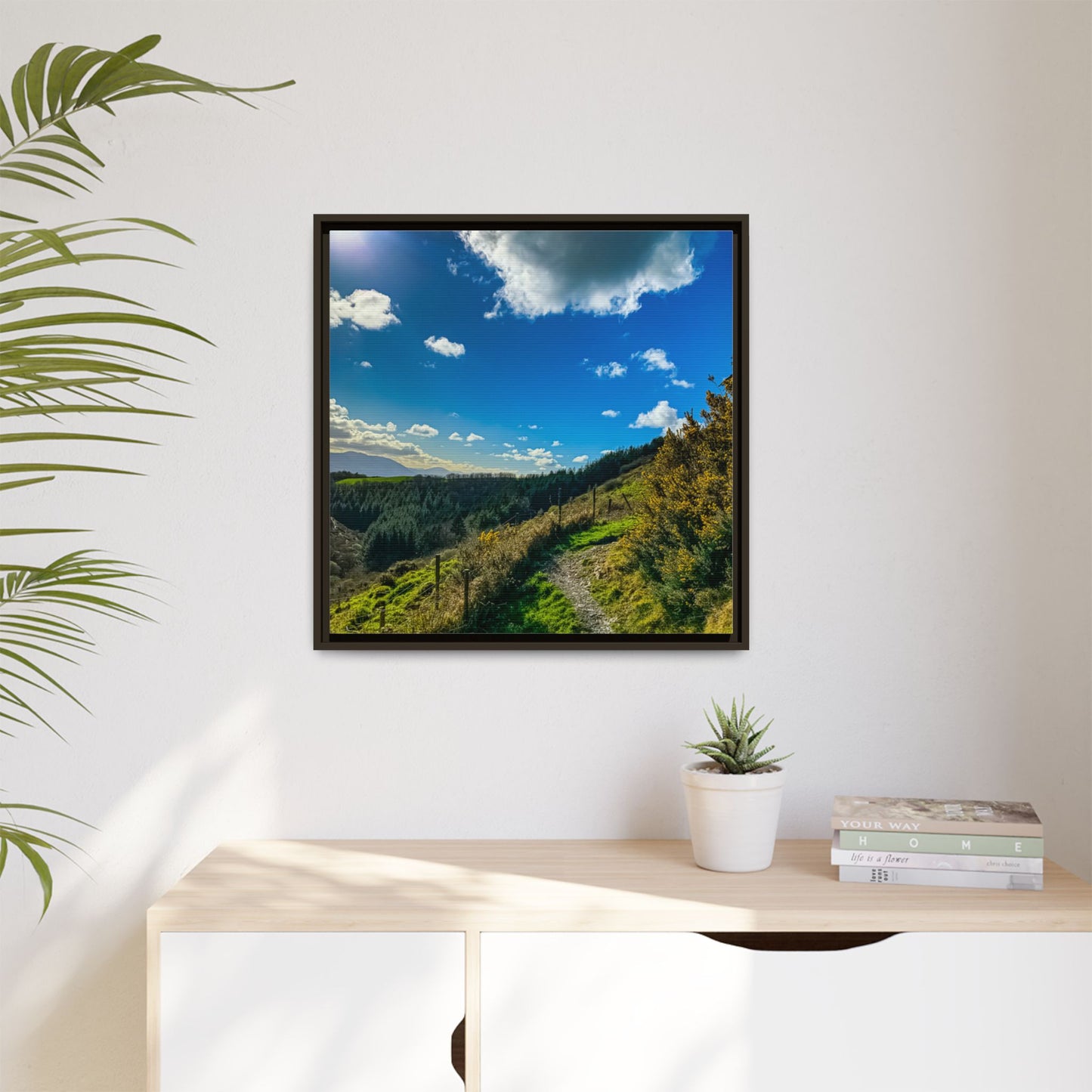 Glanageenty Forest Trail  Matte Canvas, Framed (Multi-color)