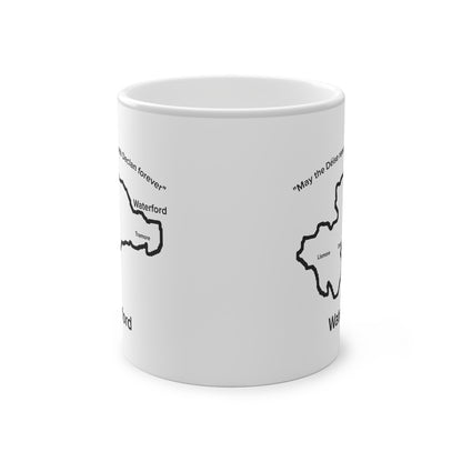 Waterford Magic Mug: Color - Changing Coffee Cup with Artistic Map Design