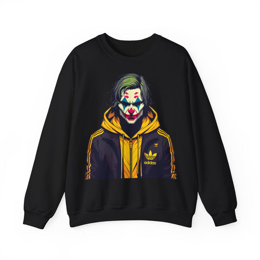 Graphic Crewneck Sweatshirt – Edgy Streetwear with Bold Art Design