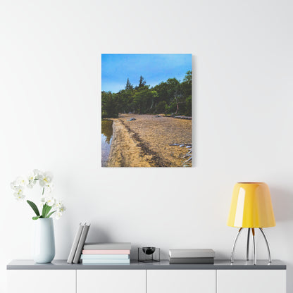 Muckross Lake Beach Matte Canvas, Stretched, 1.25"