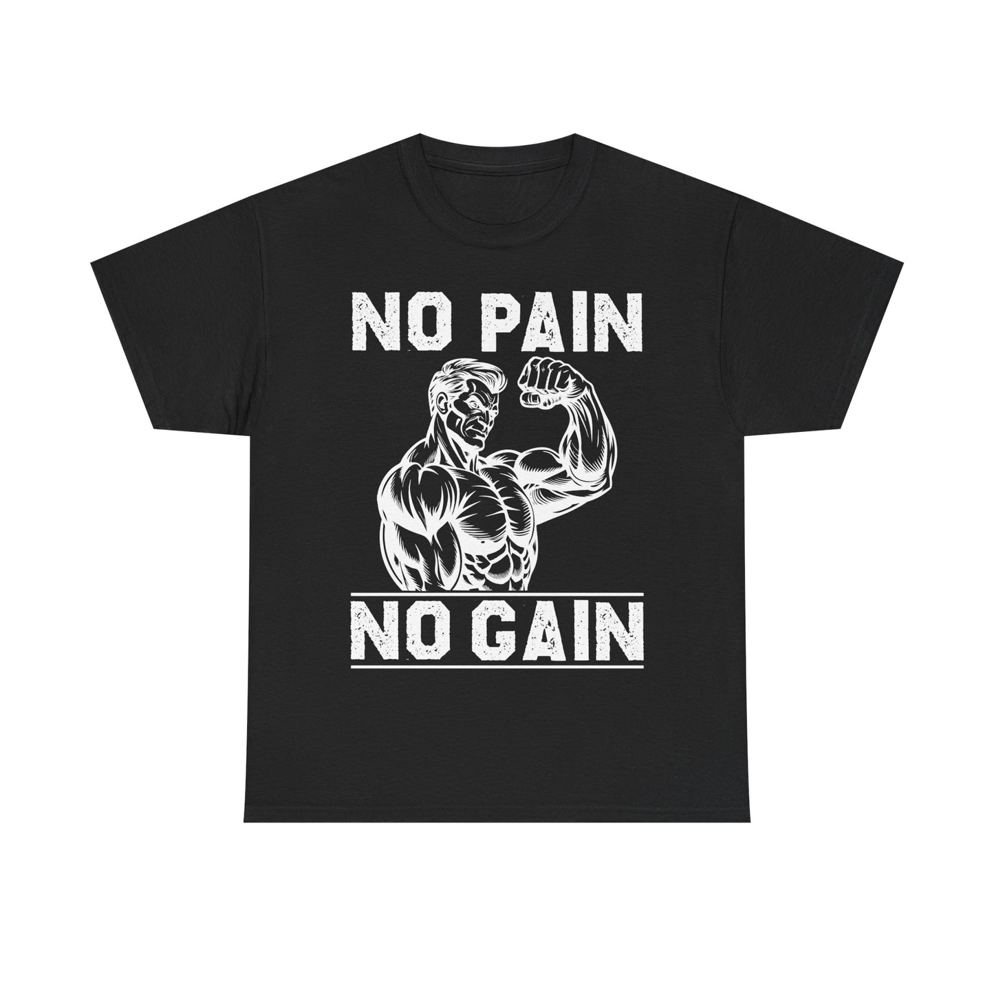 No Pain No Gain 12 Unisex Heavy Cotton Tee