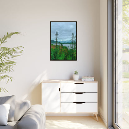 Torc Mountain Trail 2 Matte Canvas, Framed (Multi-color)