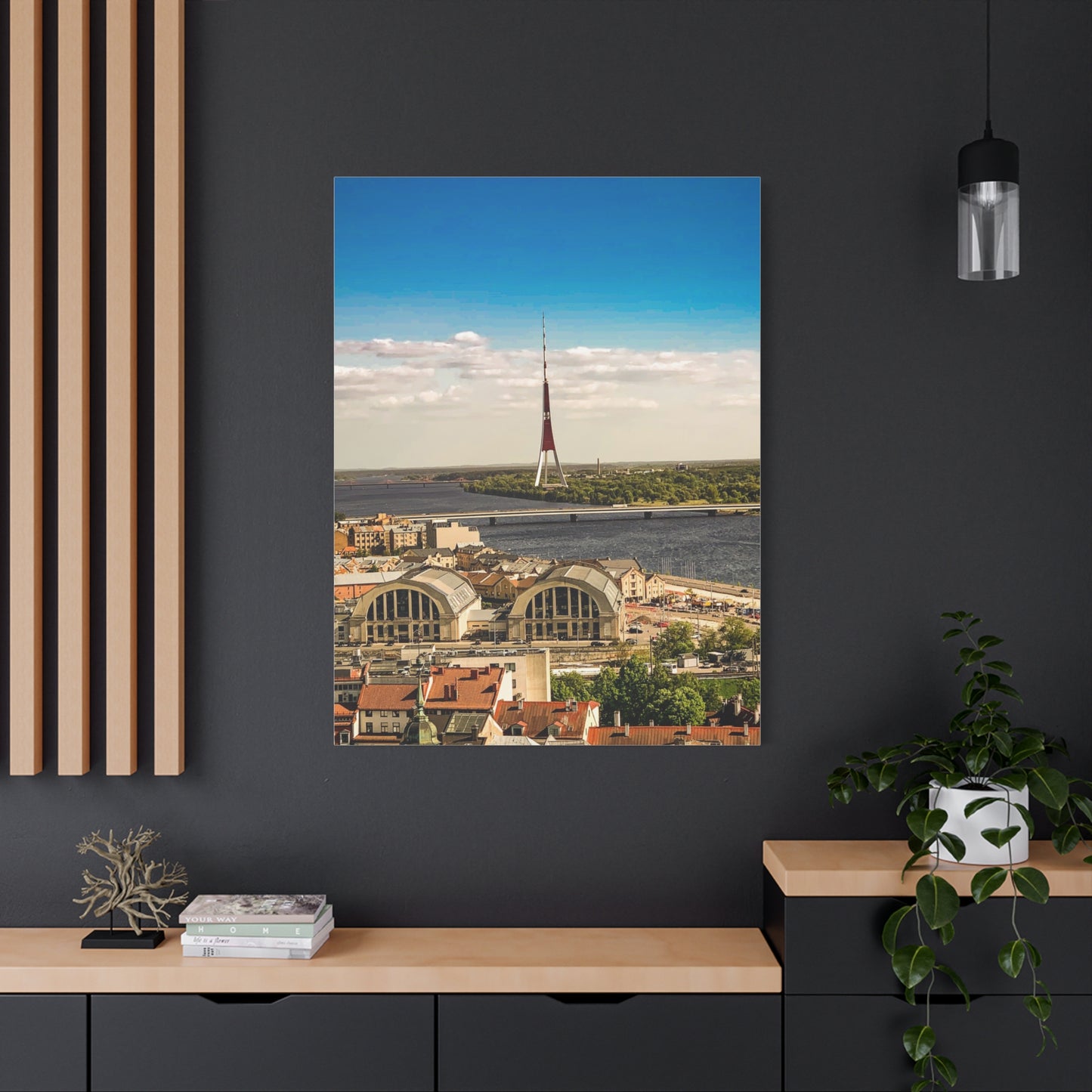Riga TV Tower Matte Canvas, Stretched, 1.25"
