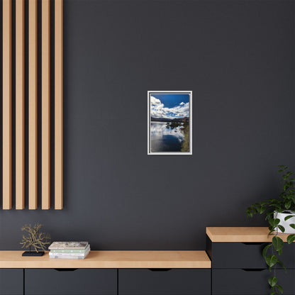 Lake Matte Canvas, Framed (Multi-color)