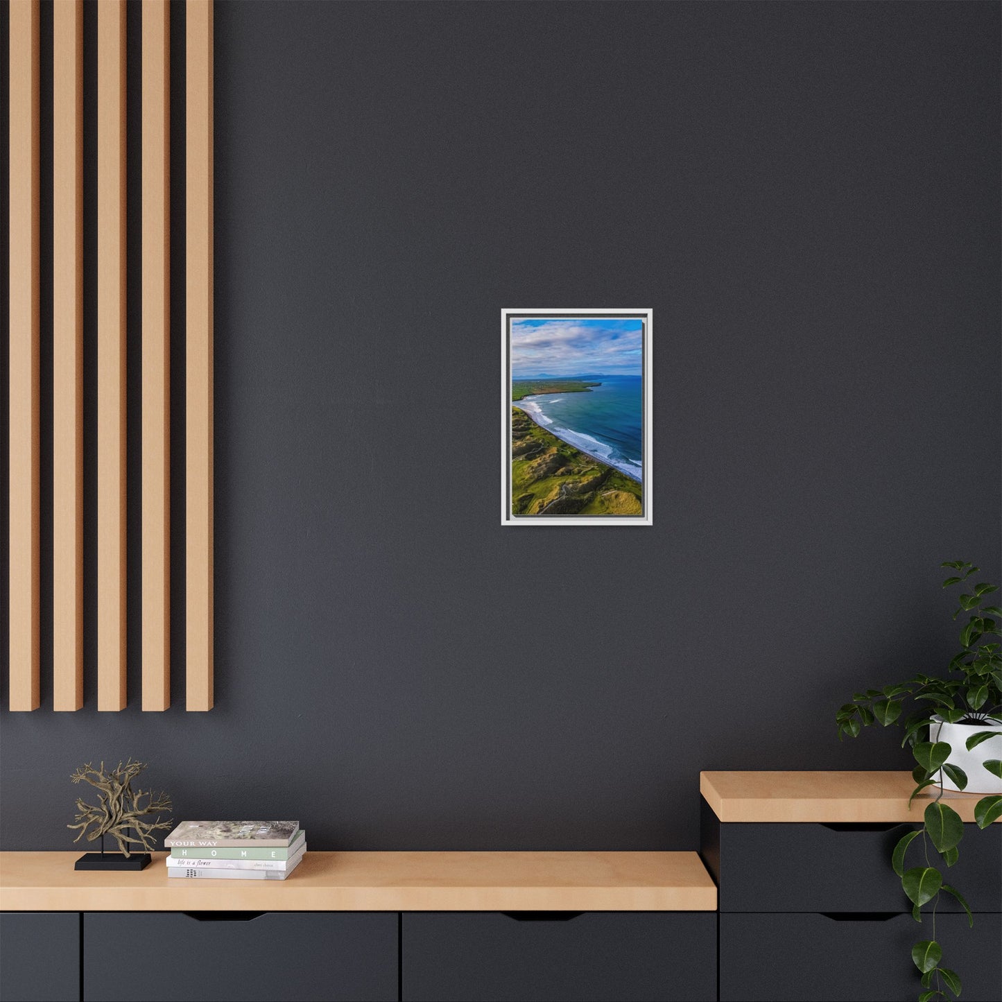 Kerry Landscape Matte Canvas, Framed (Multi-color)
