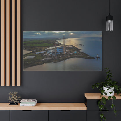 Tarbert Power Station Matte Canvas, Stretched, 1.25"