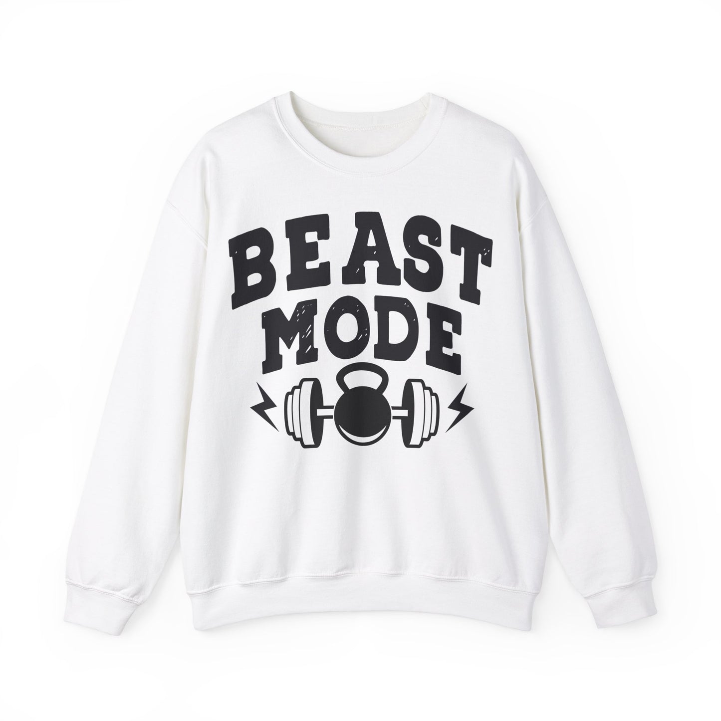 Beast Mode Unisex Heavy Blend™ Crewneck Sweatshirt - Perfect for Gym Enthusiasts