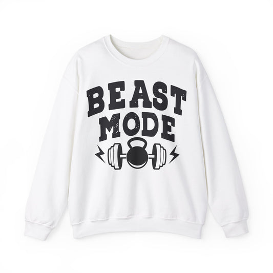 Beast Mode Unisex Heavy Blend™ Crewneck Sweatshirt - Perfect for Gym Enthusiasts