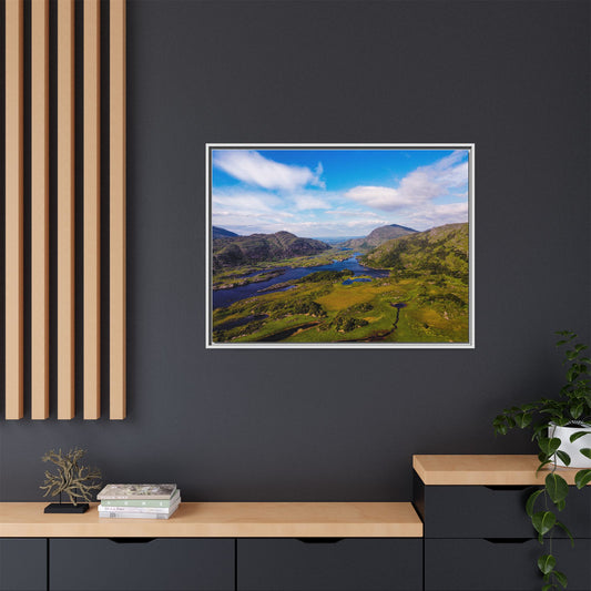 Ladies View Killarney Matte Canvas, Framed (Multi-color)