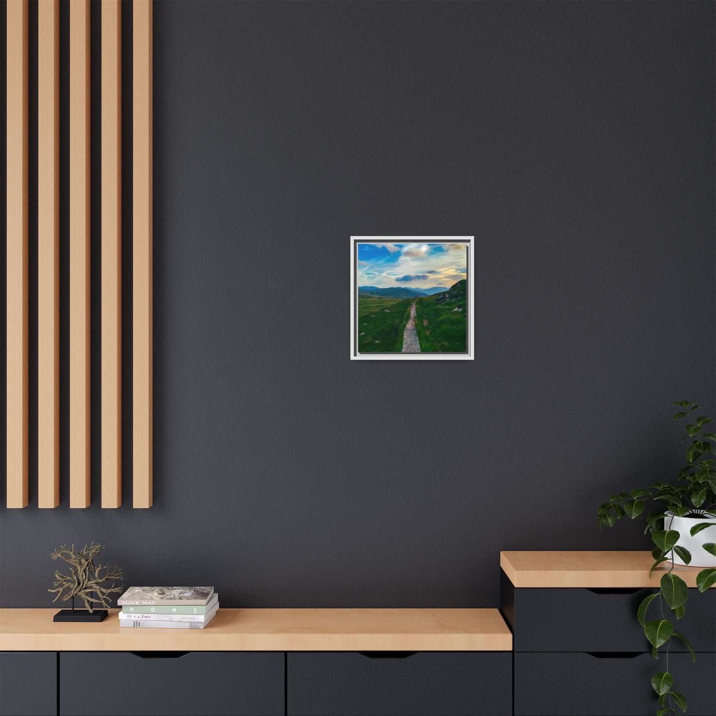 Torc Mountain Trail Matte Canvas, Framed (Multi-color)