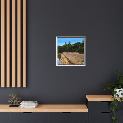 Killarney Beach Matte Canvas, Framed (Multi-color)
