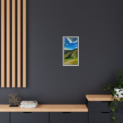 Glanageenty Forest Trail Matte Canvas, Framed (Multi-color)