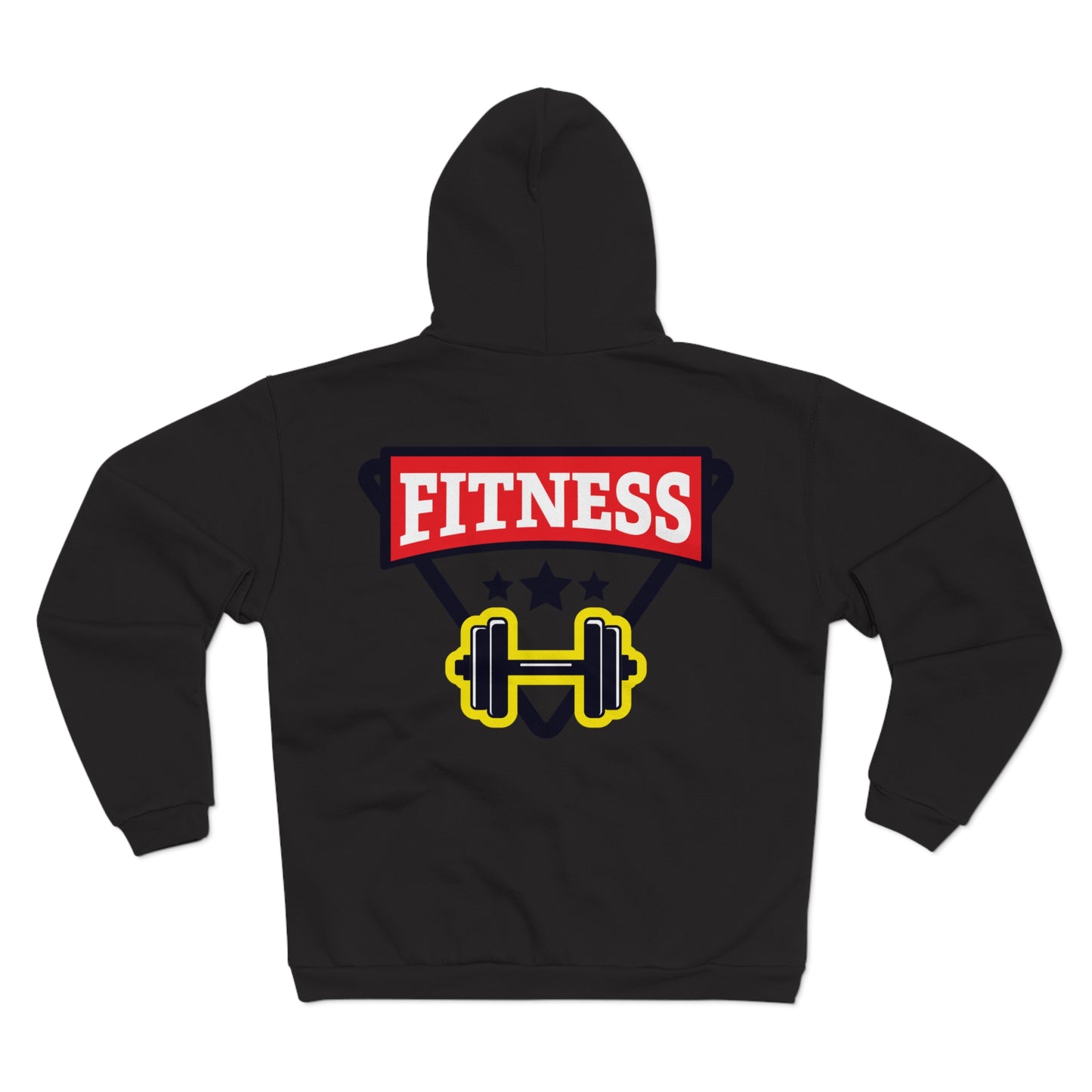 Fitness Motivation Unisex Hooded Zip Sweatshirt - Ideal for Workout Enthusiasts