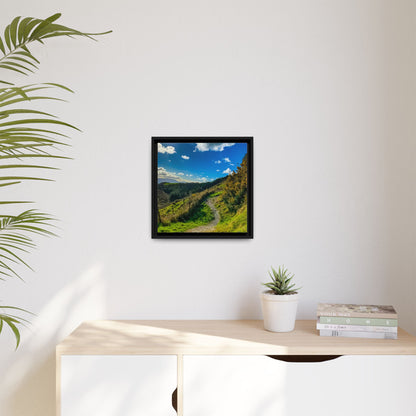 Glanageenty Forest Trail Matte Canvas, Framed (Multi-color)