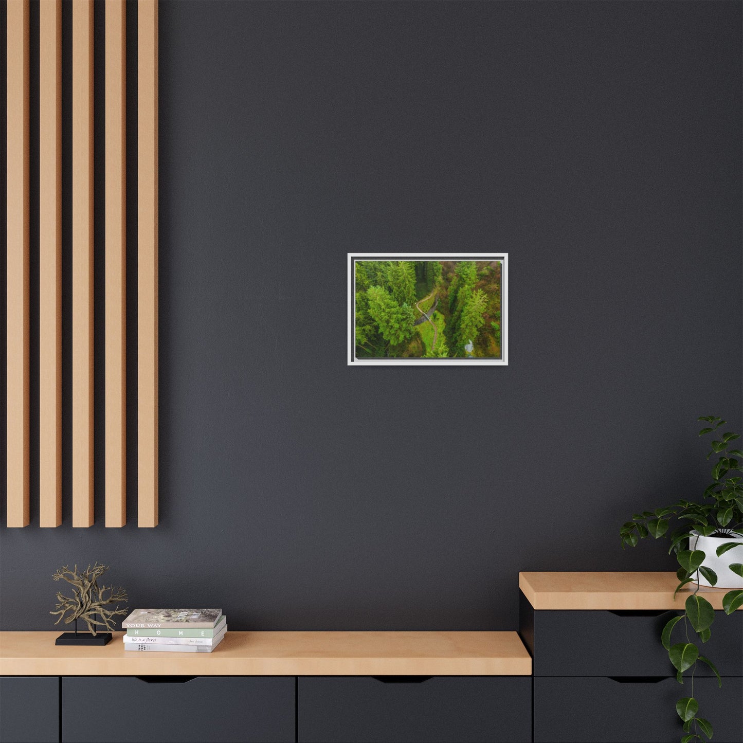 Glanageenty Forest Matte Canvas, Framed (Multi-color)