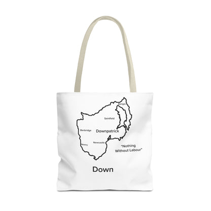 Down Tote Bag White Edition