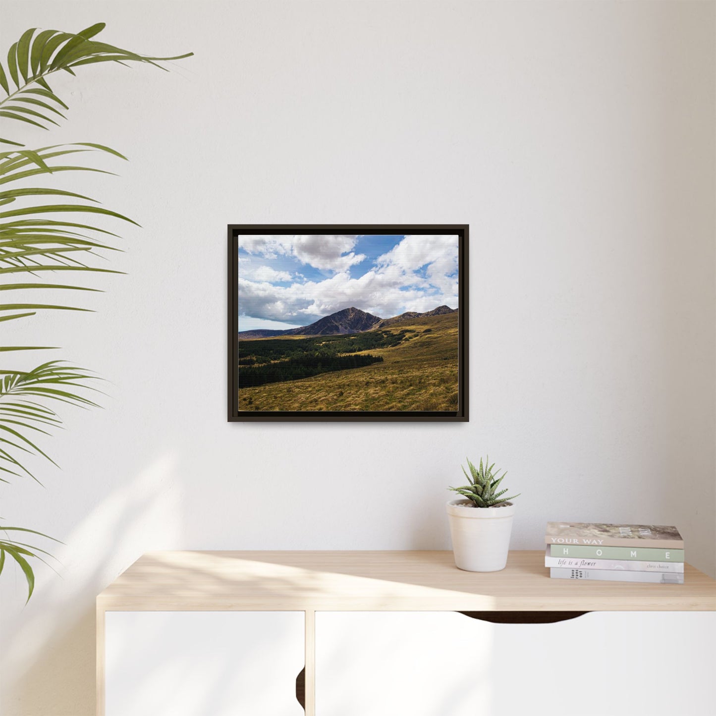 Mount Brandon Matte Canvas, Framed (Multi-color)