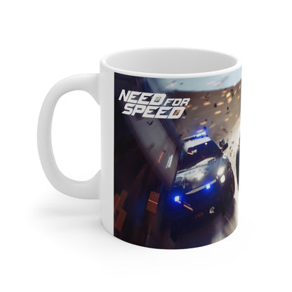 Need for Speed Ceramic Coffee Cup - 11oz & 15oz Racing Mug for Car Enthusiasts