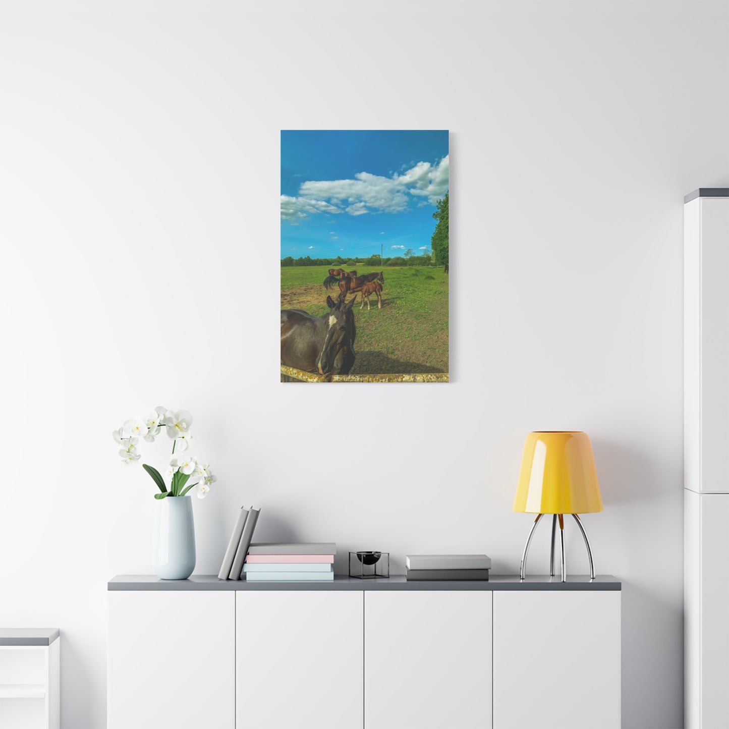 Horse Matte Canvas, Stretched, 1.25"