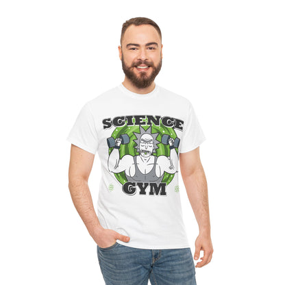 Science Gym Unisex Heavy Cotton Tee - Fun Fitness T-Shirt for Science Lovers
