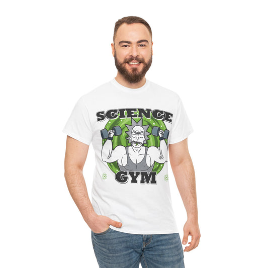 Science Gym Unisex Heavy Cotton Tee - Fun Fitness T-Shirt for Science Lovers