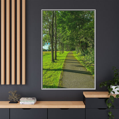 Listowel Town Park Matte Canvas, Framed (Multi-color)