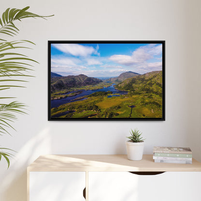 Ladies View Killarney Matte Canvas, Framed (Multi-color)