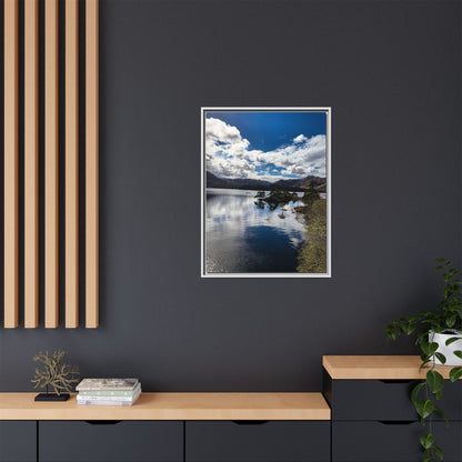 Lake Matte Canvas, Framed (Multi-color)