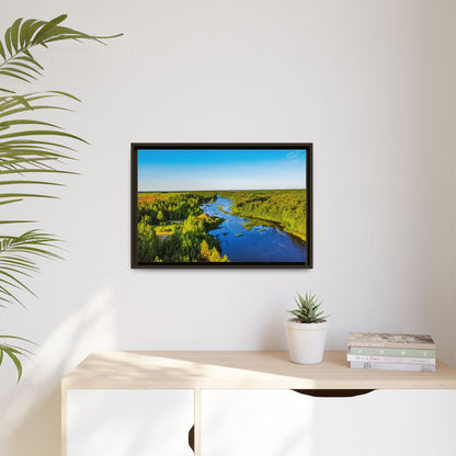 Zagares Lake Matte Canvas, Framed (Multi-color)