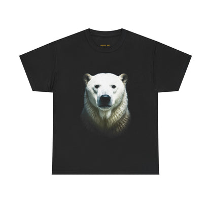 Polar Bear Head Graphic Tee — Arctic Wildlife Animal T-Shirt