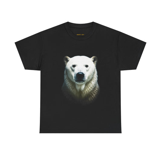 Polar Bear Head Graphic Tee — Arctic Wildlife Animal T-Shirt