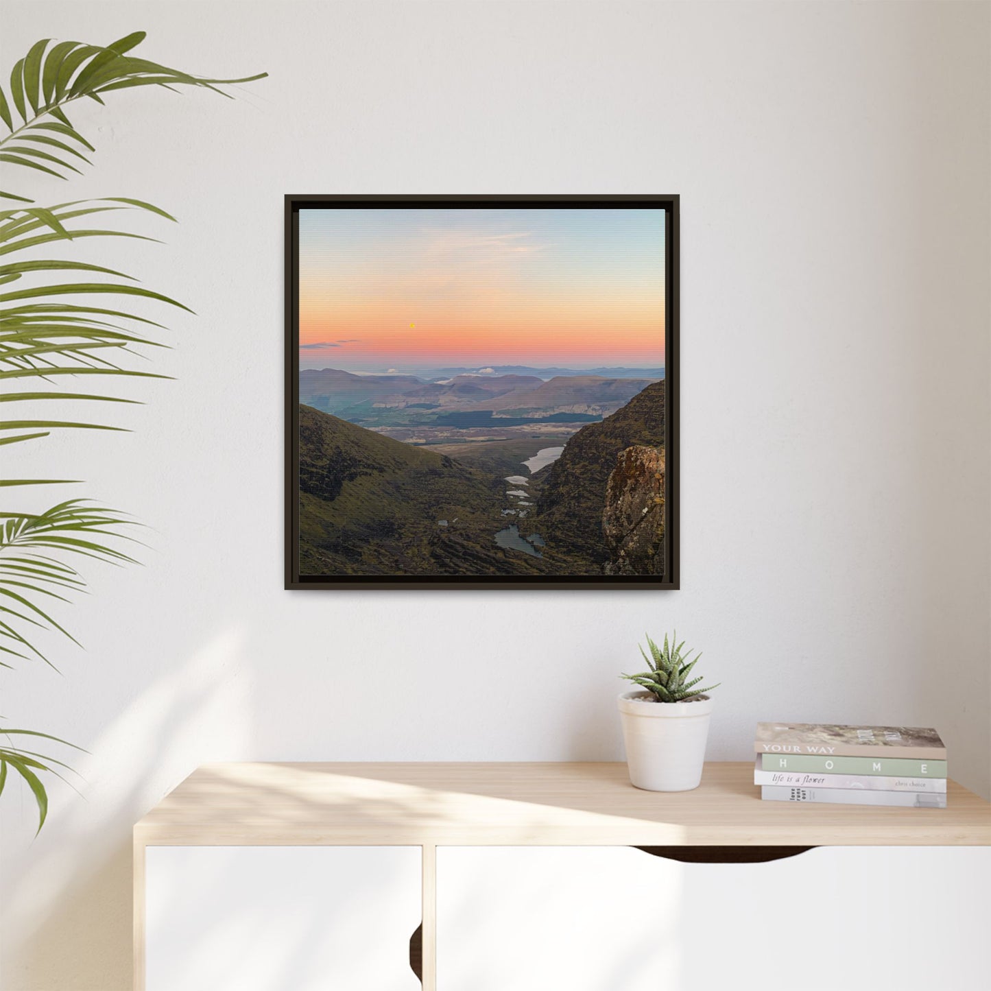 On The Way To Mount Brandon Matte Canvas, Framed (Multi-color)