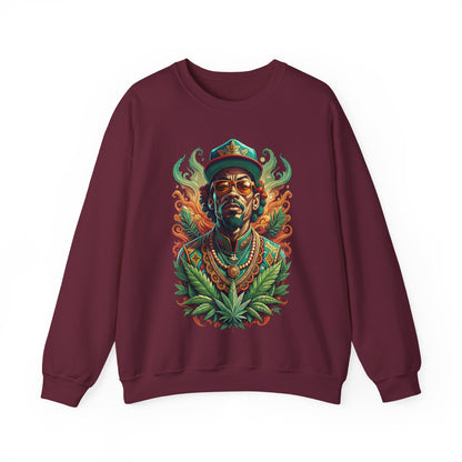 Reggae Lion — Rasta Portrait Graphic Sweatshirt