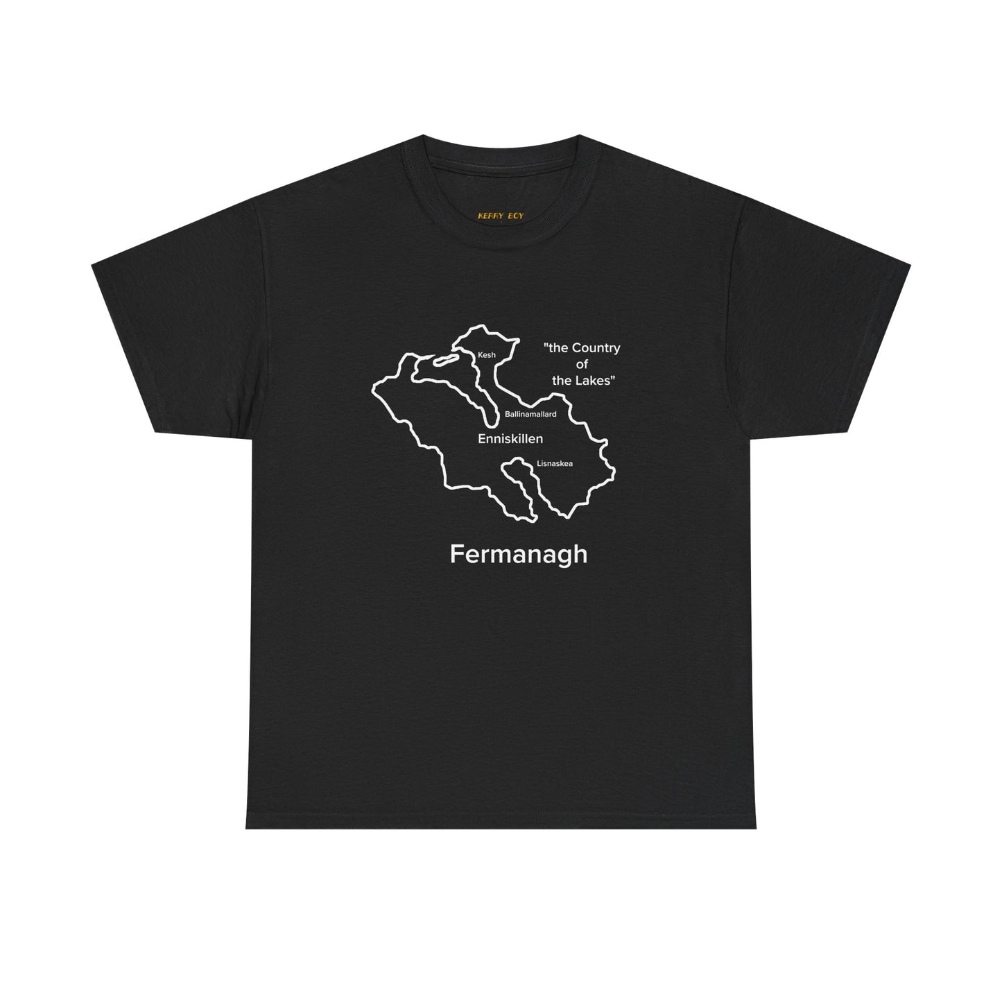 Fermanagh Unisex Heavy Cotton T-Shirt Black Edition