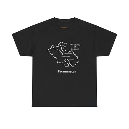 Fermanagh Unisex Heavy Cotton T-Shirt Black Edition