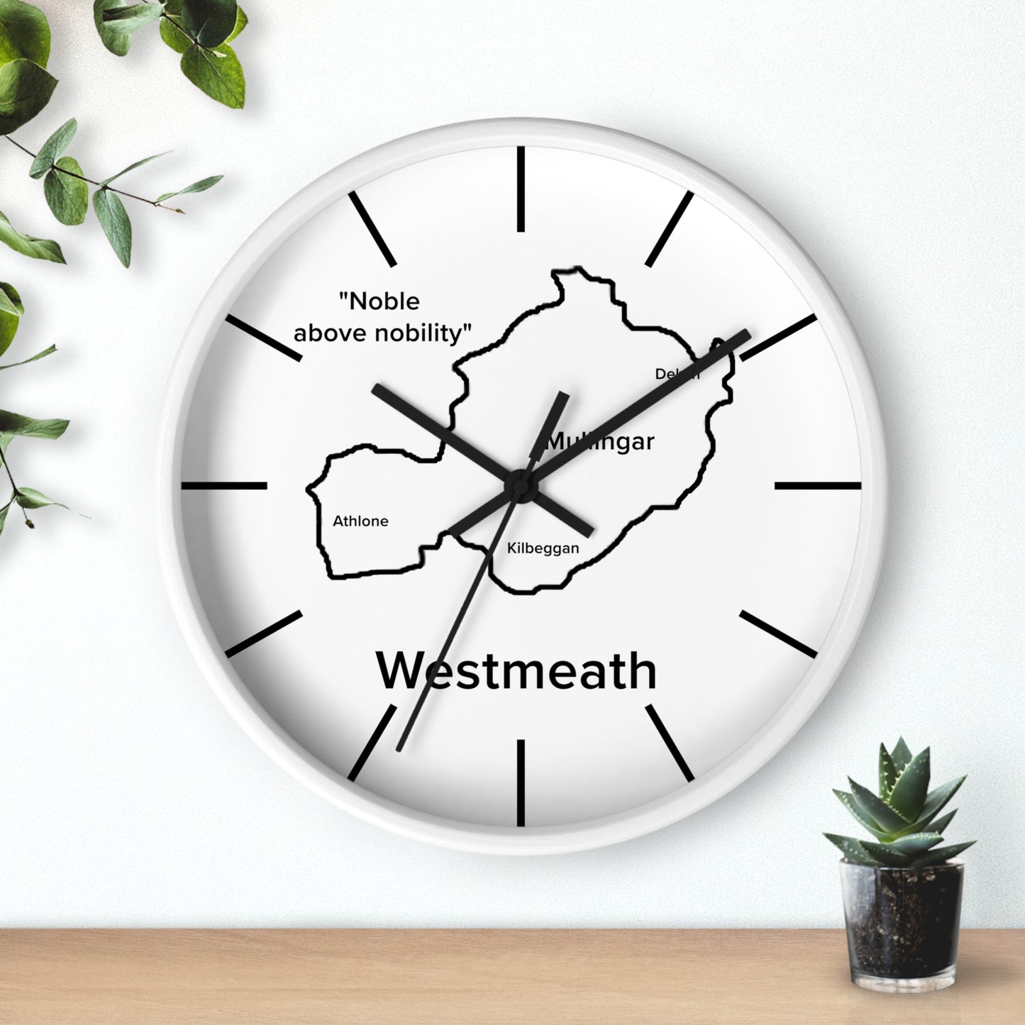 Westmeath County Wall Clock