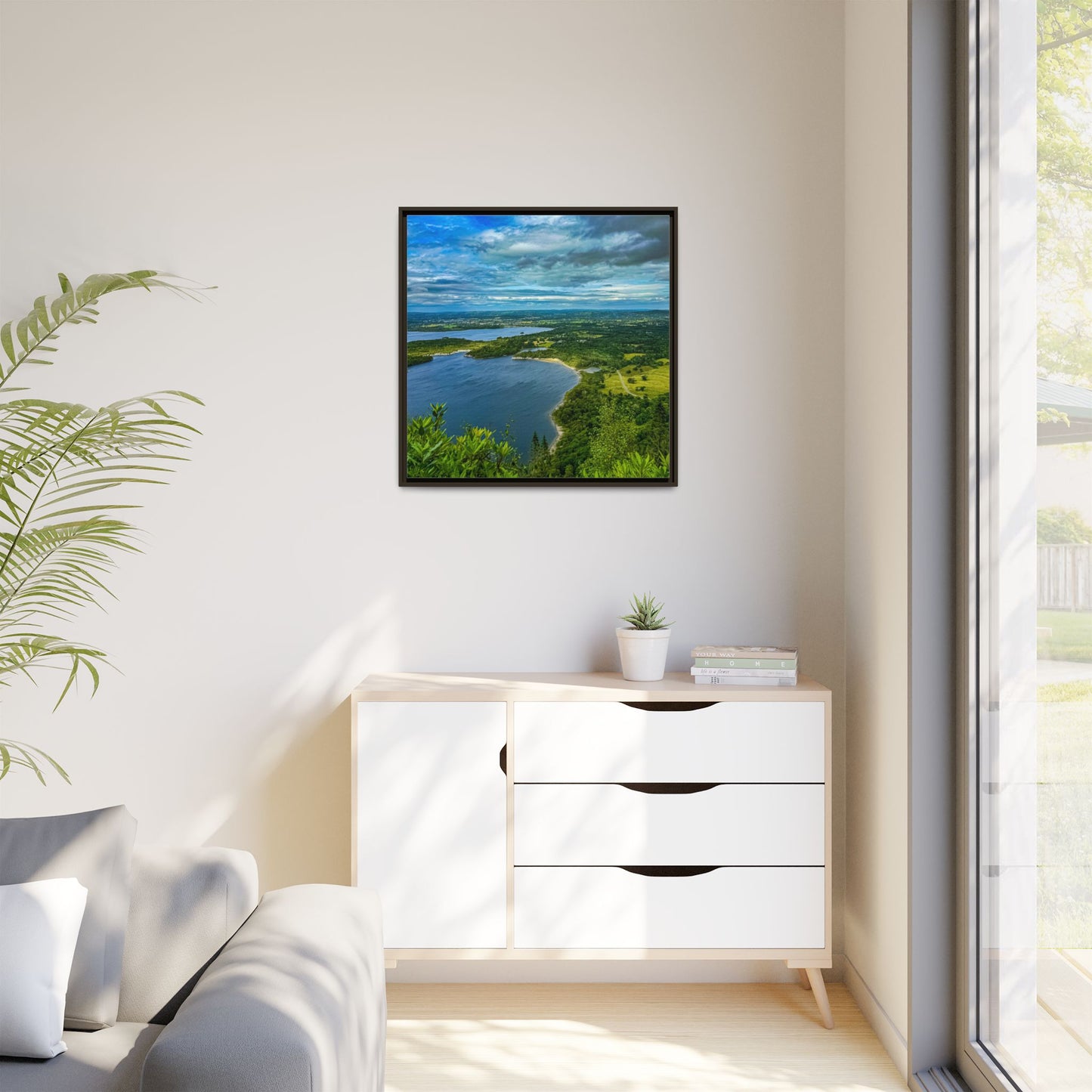 Killarney Trail 2 Matte Canvas, Framed (Multi-color)
