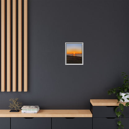 Sunset Ring Of Kerry Matte Canvas, Framed (Multi-color)