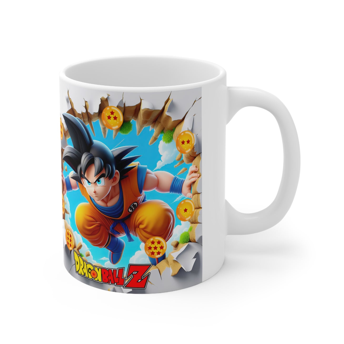 Dragon Ball Z Ceramic Coffee Mug - 11oz & 15oz - Perfect for Anime Fans