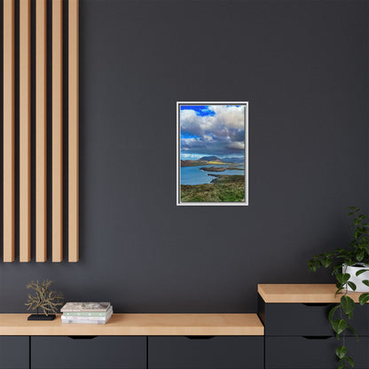 Unknown Mountain Matte Canvas, Framed (Multi-color)