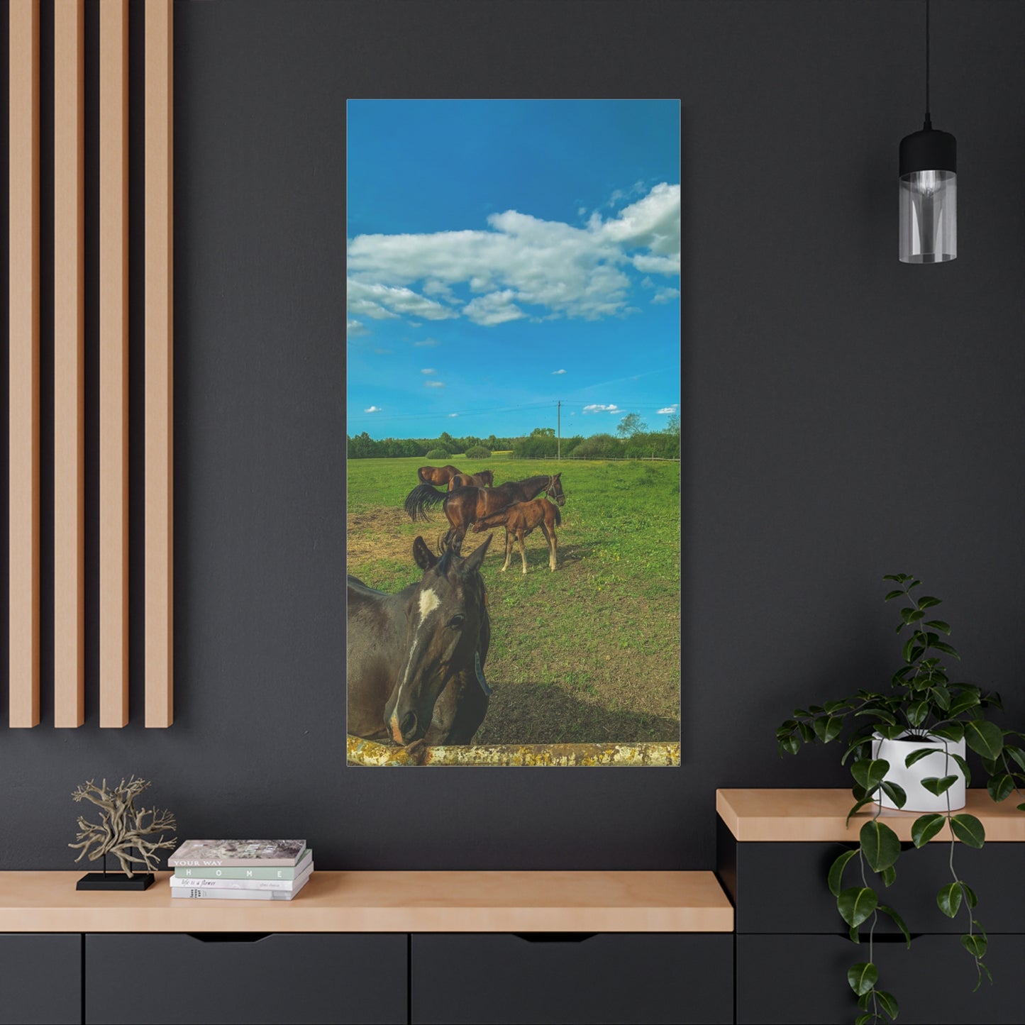 Horse Matte Canvas, Stretched, 1.25"