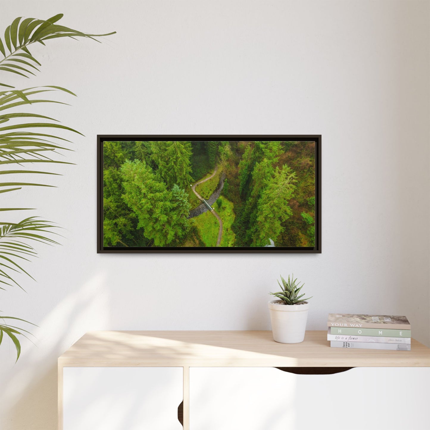 Glanageenty Forest Matte Canvas, Framed (Multi-color)