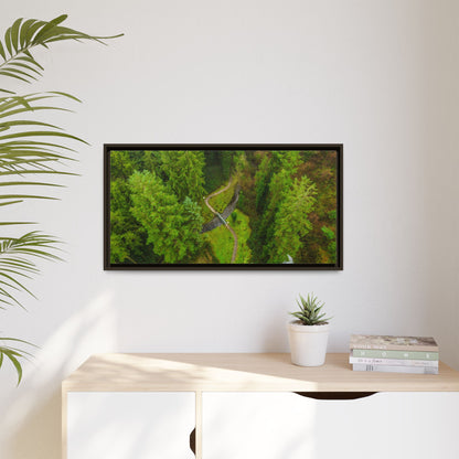 Glanageenty Forest Matte Canvas, Framed (Multi-color)