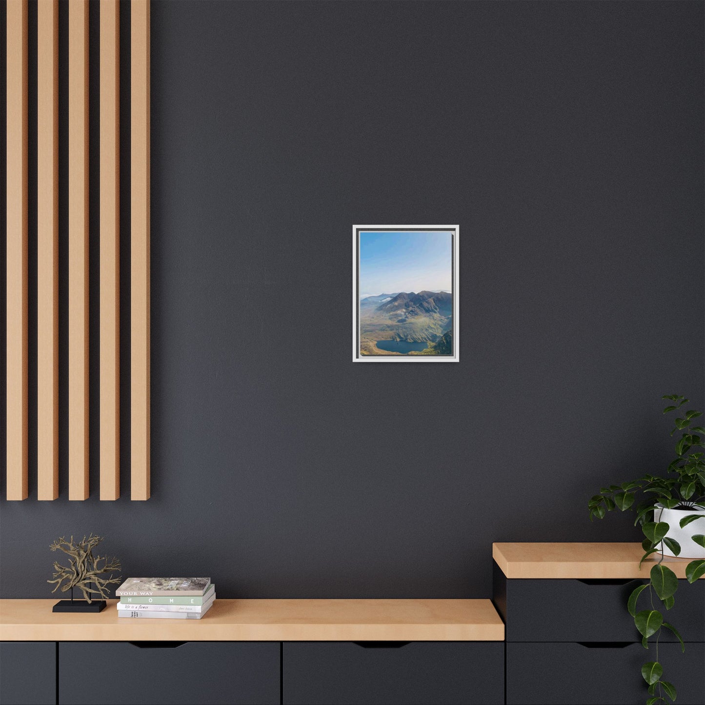 MacGillycuddy's Reeks Matte Canvas, Framed (Multi-color)