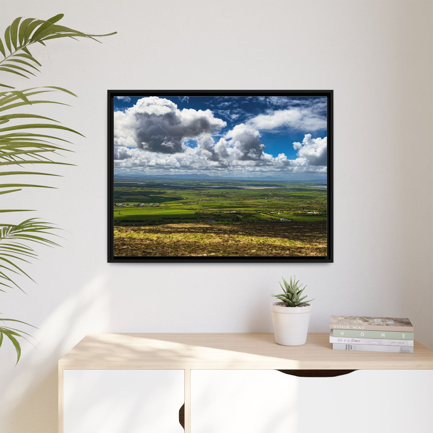 Kerry Panorama Matte Canvas, Framed (Multi-color)