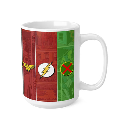 Superhero Ceramic Coffee Cups - 11oz & 15oz - Perfect Gift for Comic Fans
