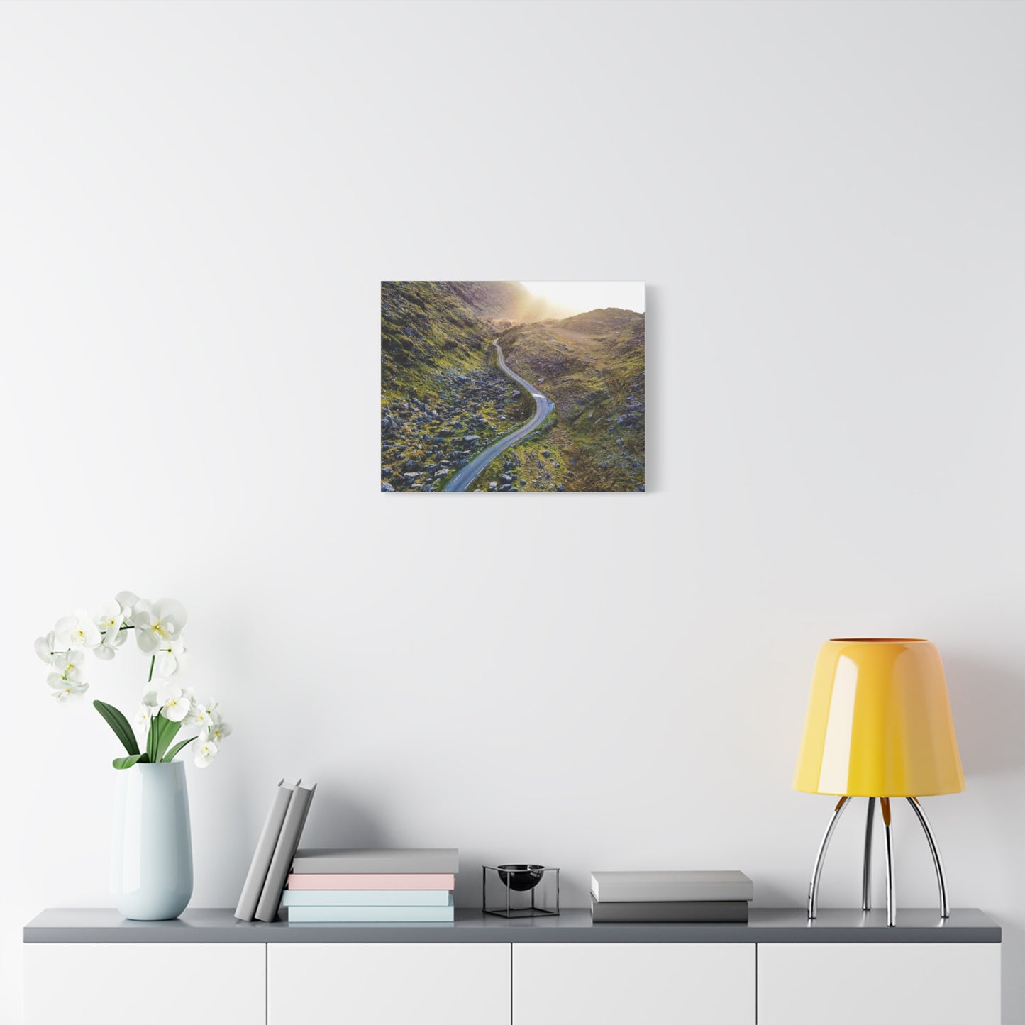 Valley Road Matte Canvas, Stretched, 1.25"
