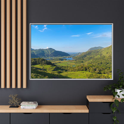 Ladies View Spring Matte Canvas, Framed (Multi-color)